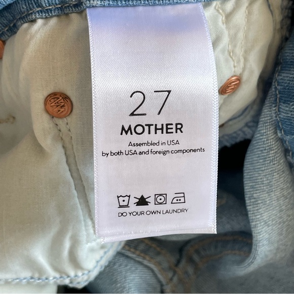 Mother The Looker Ankle Fray in Hold My Hand - Picture 10 of 11